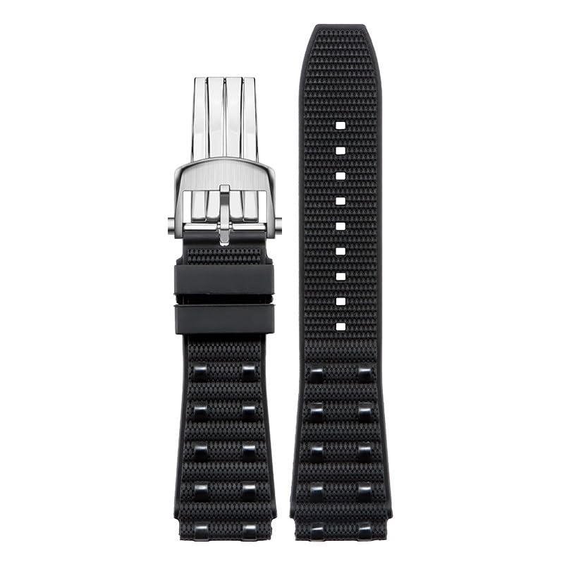 Kautschukarmband für BREITLING Chronomat B01 Silikonarmband mit konvexer Schnalle