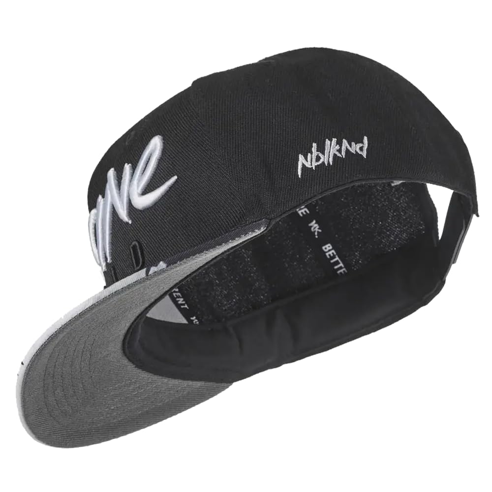 Nebelkind Snapback Cap Black-White Rock-Style OneSize Unisex
