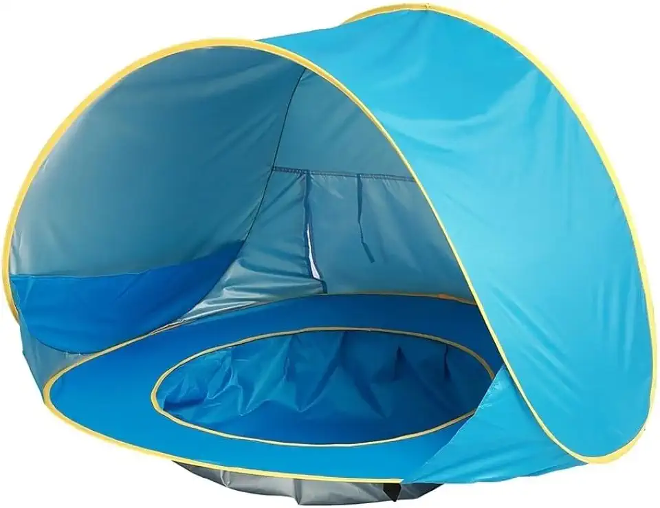 EasyGo Tenda de Praia para Bebês com Piscina e Proteção UV Azul