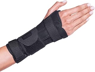 Kestal Munhequeira Tala Curta para Punho Unilateral, protetor de punho, órtese Preto, Direita, PP