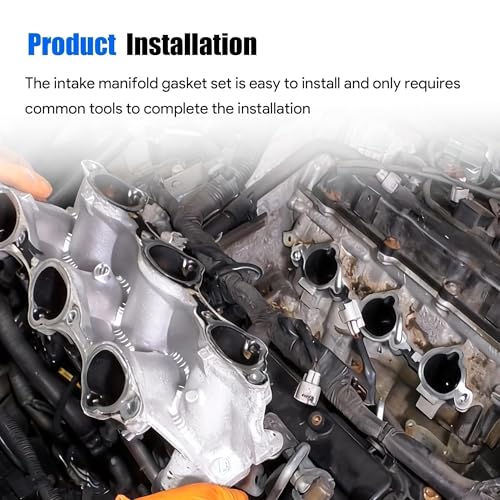 Image of MS97143 Intake Manifold Gasket Set Fit for Nissan Infiniti Vehicle 3.5L V6 2007-2024 for Altima Maxima for Murano Pathfinder Quest 2007-2017 for QX60 JX35 2013-2016 Replace# MS19450