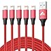 Produktbild Aioneus iPhone Ladekabel,Lightning Kabel 5Pack 1m 1m 1.5m 1.5m 2m iPhone Kabel Schnellladung Nylon USB Ladekabel für iPhone X XR XS 11 8 8 Plus 7 7 Plus 6 6S 6S Plus 5S 5 SE iPad