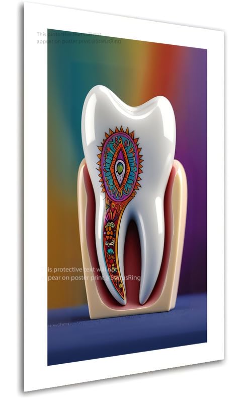 Root Art Dental Clinic Poster Artwork StatusRing Dentist Poster without Frame-picture-21