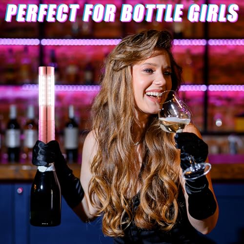 image for Civaner Upgrade 4 Pcs Bottle Service Lights LED Strobe Baton Bottle Gi