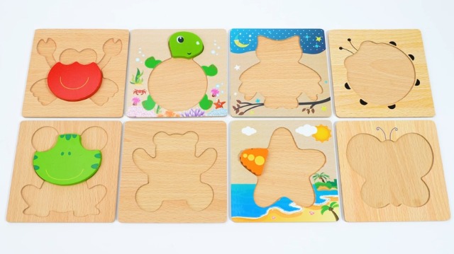 yunn⭐︎kids LIFE Amazon.com: TOY Life Wooden Puzzles for Toddlers 2-4