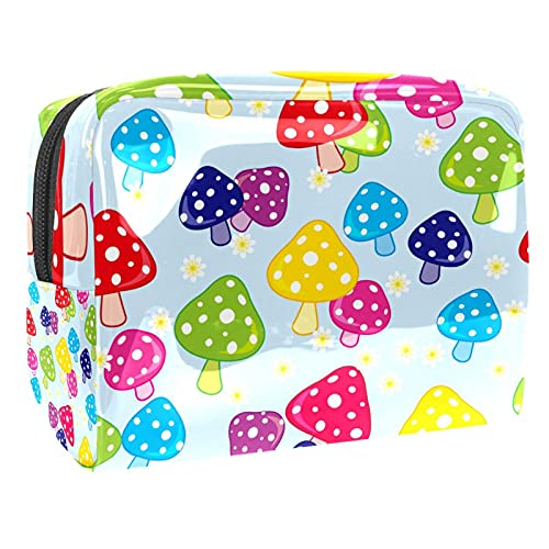 Trousse de maquillage avec fermeture éclair pour fille vanity rose