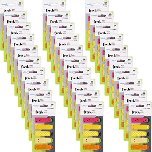 Smart Fresh - Tiras adhesivas para marcar por números, 12 x 45 mm, 5 x 25 unidades, diseño de frutas Cover