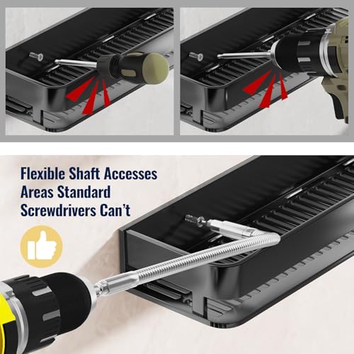 Foret flexible pour espaces restreints Tomorotec et adaptateur pour angle difficile - 4
