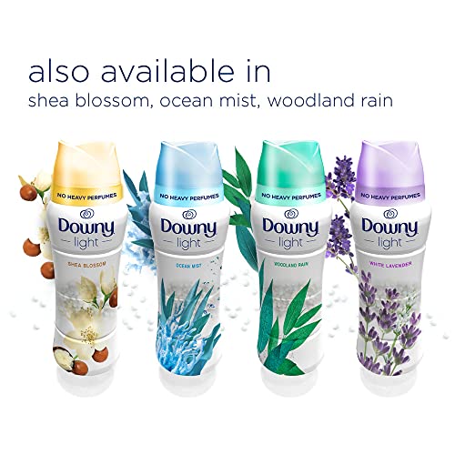 Image of Downy Light Laundry Scent Booster Beads for Washer, White Lavender, 20.1 oz, with No Heavy Perfumes