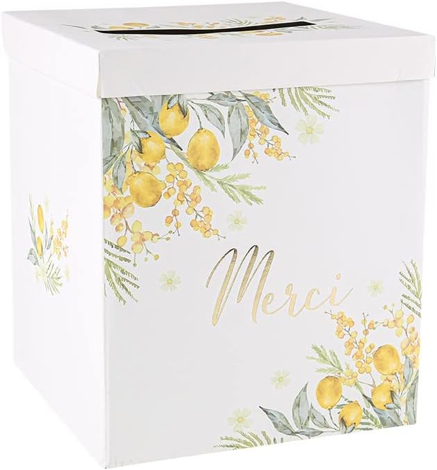 ARTY FETES FACTORYArtifetes - URN Cardboard Thank You Dolce Vita 21X25CM White