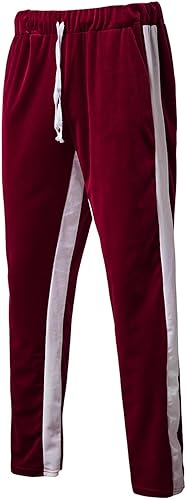 Miniatura 3 de KISSQIQI Chándal de 2 piezas con cremallera completa para hombre, trajes deportivos de terciopelo dorado, trajes casuales, chaqueta y pantalones