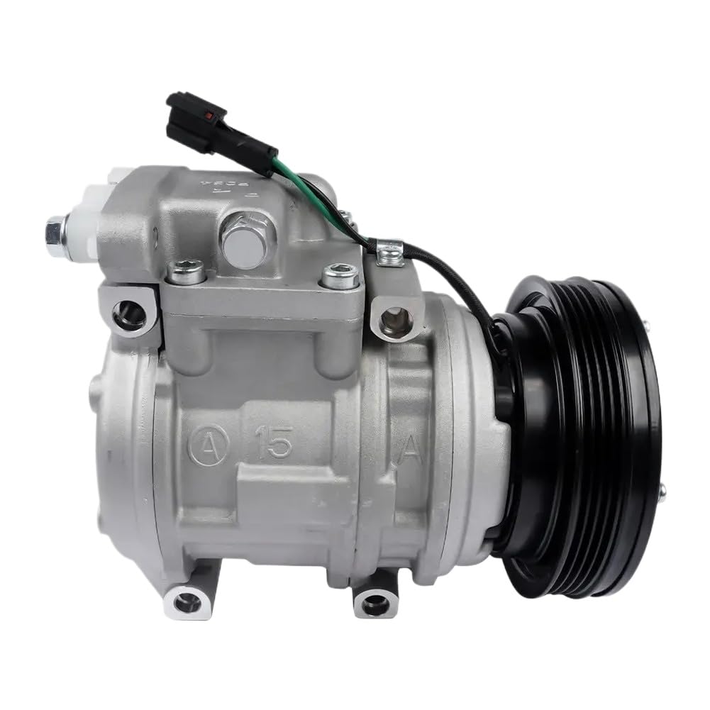 Fdeqalx Onecolor Ap01 Ac Compressor With Clutch 2208-6013B Compatible With Doosan Dl200 Wheel Loader Excavator