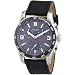 Victorinox Chrono Classic Slate Grey Dial Black Leather Strap Mens Watch 241657