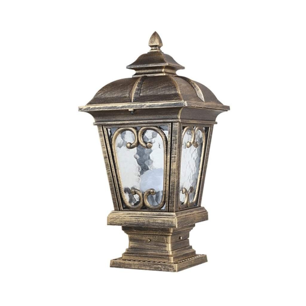 Lampe de colonne de jardin rétro pour sublimer une cour et un chemin de maison