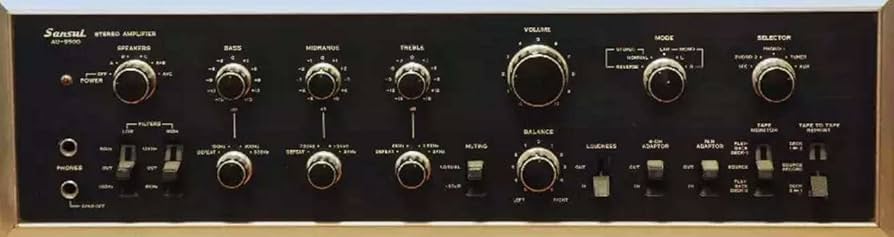 Amazon.co.jp: sansui 260W 高級プリメインアンプ au-9500 オリジナル