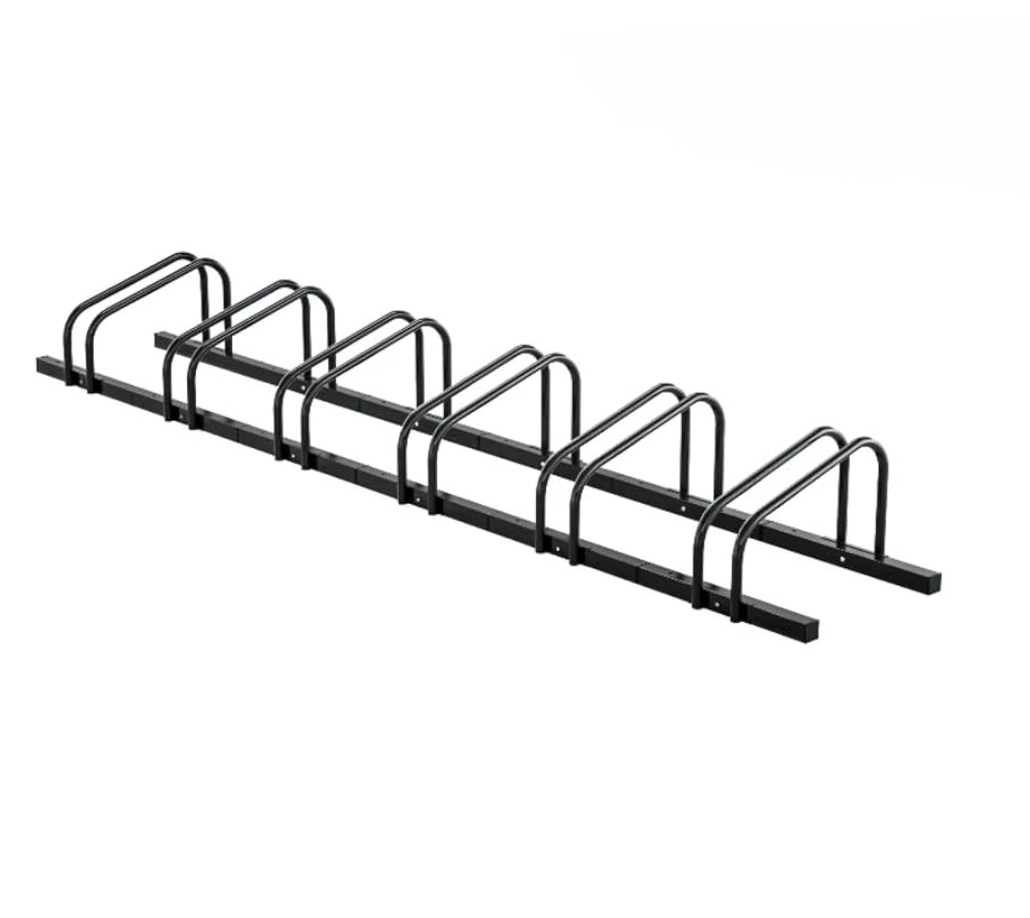 ROVOX Houseware 6 Bicycle Floor Parking Adjustable Storage Stand Bike Rack Parking Garage(black) (6 rack)