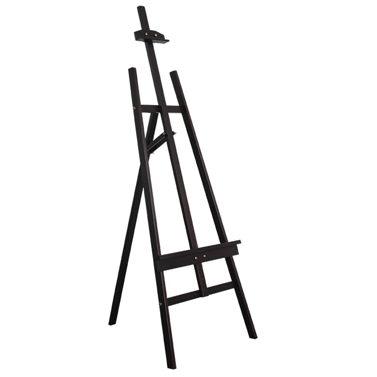 ASerZenith Folding Tripod Easel, Portable Floor Easel Wooden A-Frame Studio Easel For Professional Artists, Painters And Adults 160,B-160Cm