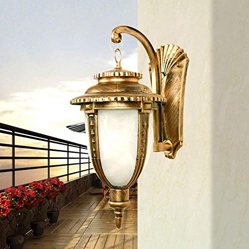 Applique extérieure imperméable contre la rouille pour mur de terrasse