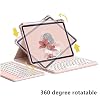 Rotatable iPad 10 Keyboard case Magnet Detachable Transparent Back Cover iPad 10th Generation 2022 BT Keyboard with Pencil Holder Horizontal/Vertical Stand (iPad 10(2022), Black)