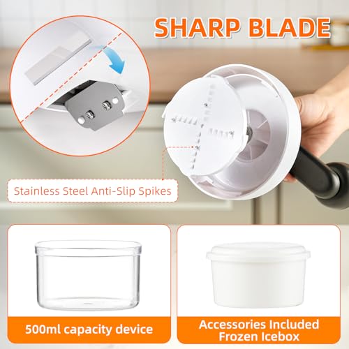 Manual Snow Cone Machine Maker for Shaved Ice, Snowcones, Slushes - image 3