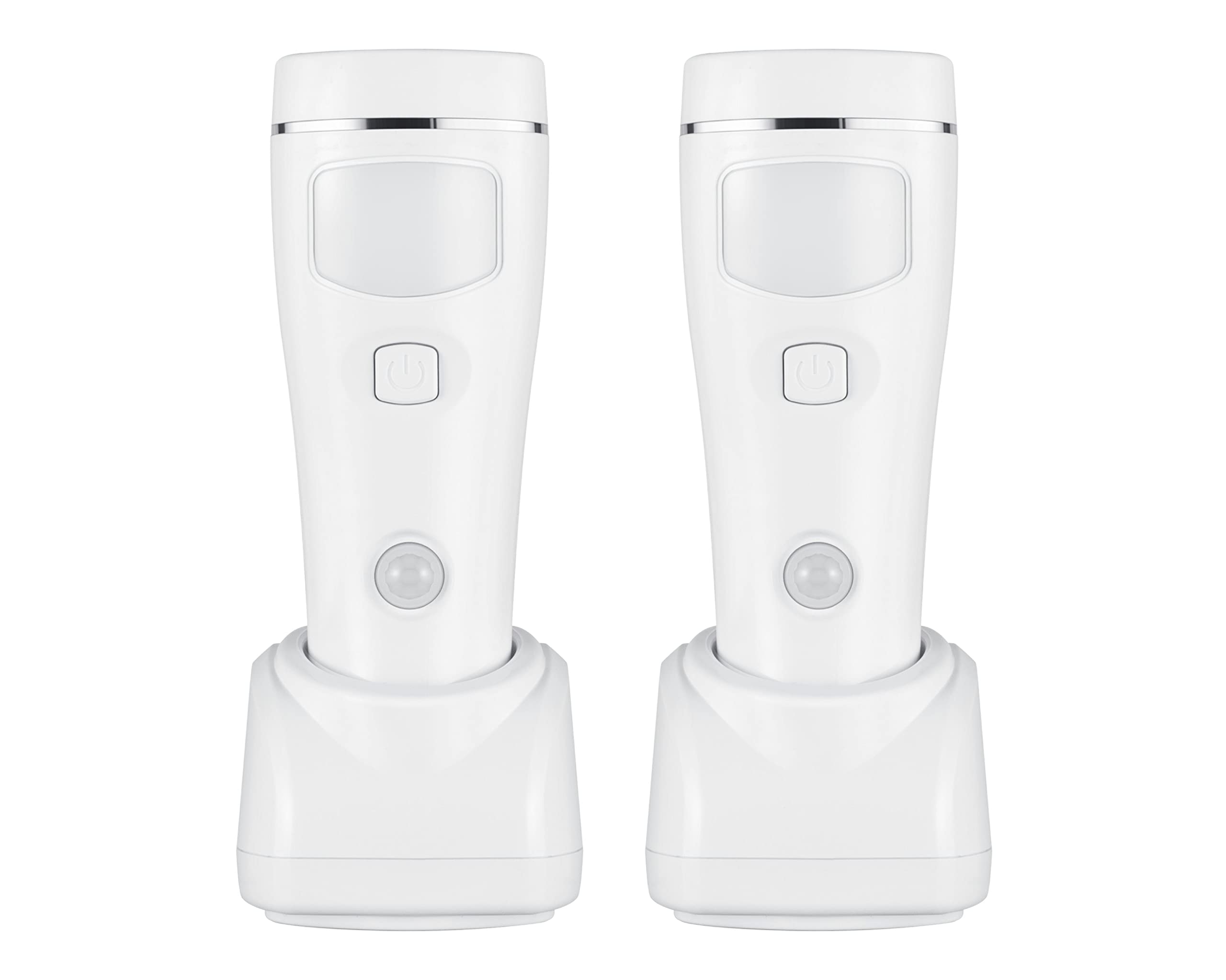 Pwysara Multi-Function Motion Sensor Night Light, LED Emergency Lights for Home Power Failure, Rechargeable Plug in Flashlights for Household (2 Pack)