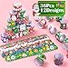 RICEDUO 36 Pieces Christmas Slap Bracelets for Kids, 12 Styles Colorful Christmas Slap Wristbands Bulk for Kids Xmas Party Favors Toys Prizes Goodie Bags Fillers