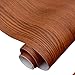 Drewno Ziarna Tapeta Samoprzylepna Szafka Desktop Naklejki Stare Meble Remont Naklejki Dekoracji Boeing Film(Size:60cm x 5m,Color: 4#Sapele)