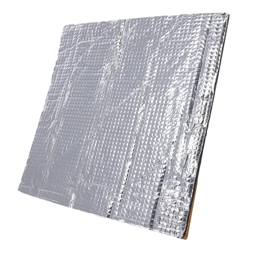 Hohopeti 3d Printer with Self-adhesive Backing for Heat-resistant Insulation Cotton Heated Bed Insulation Mat 300x300x10