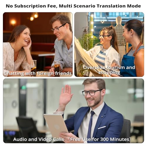 Image of AI Smart Glasses with DeepSeek R1,Smart Translation,Color-Change Lenses, UV /Blue Protection, Audio Intelligent,Open Ear Music, Voice Assistant.