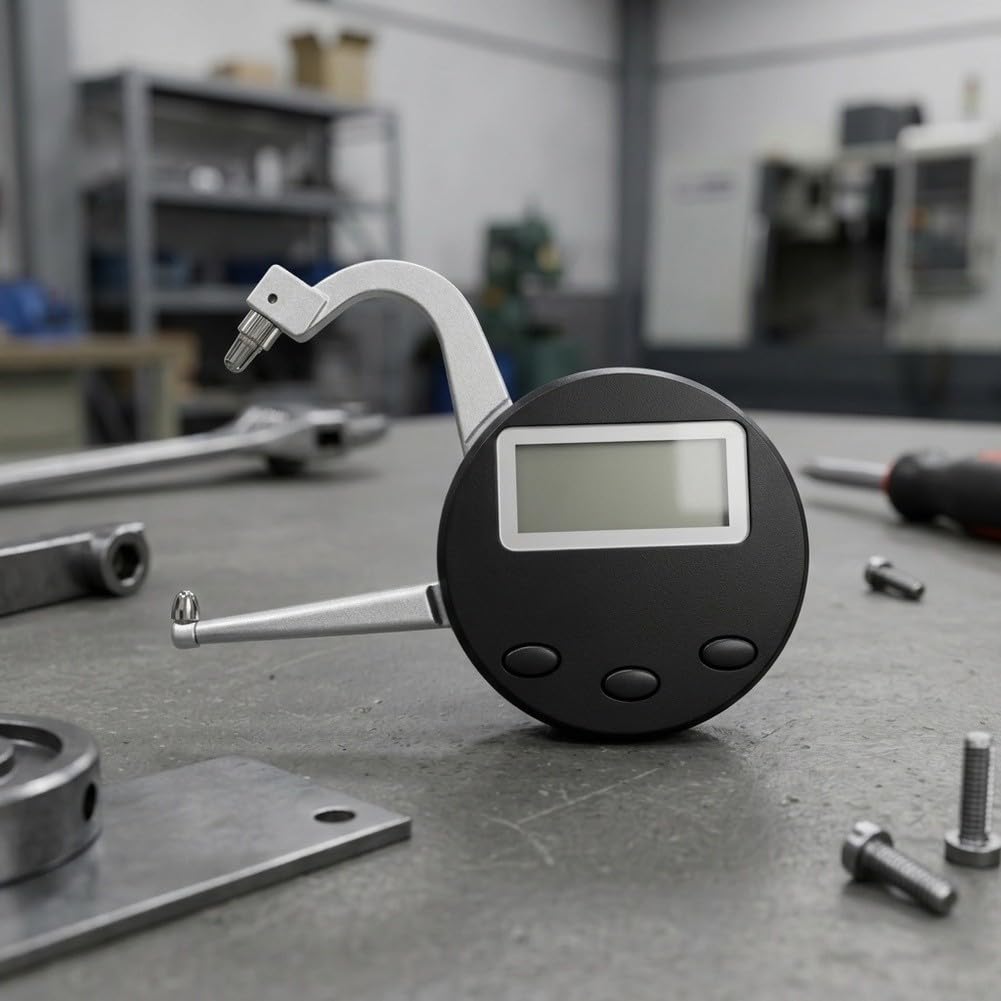 Digitaler Dickenmesser 0-25mm LCD Metalllegierung(C)
