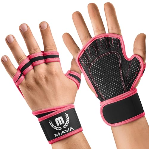 MAVA Open Gym Gloves for Men & Women; Padded...