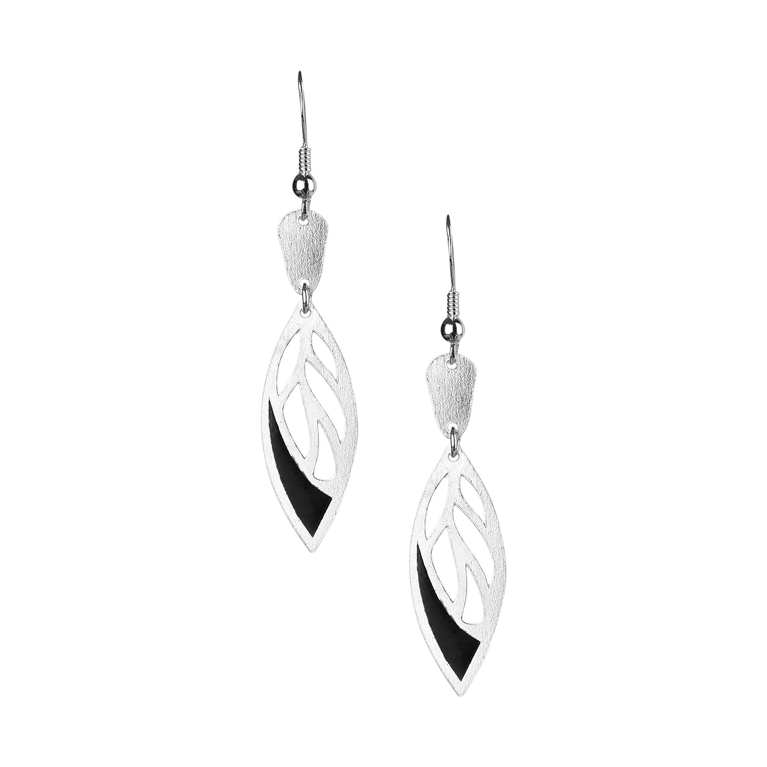 DHRUVS Collection - Paar 925 reine Silber Ohrringe für Mädchen und Frauen, Silber, kein Edelstein
