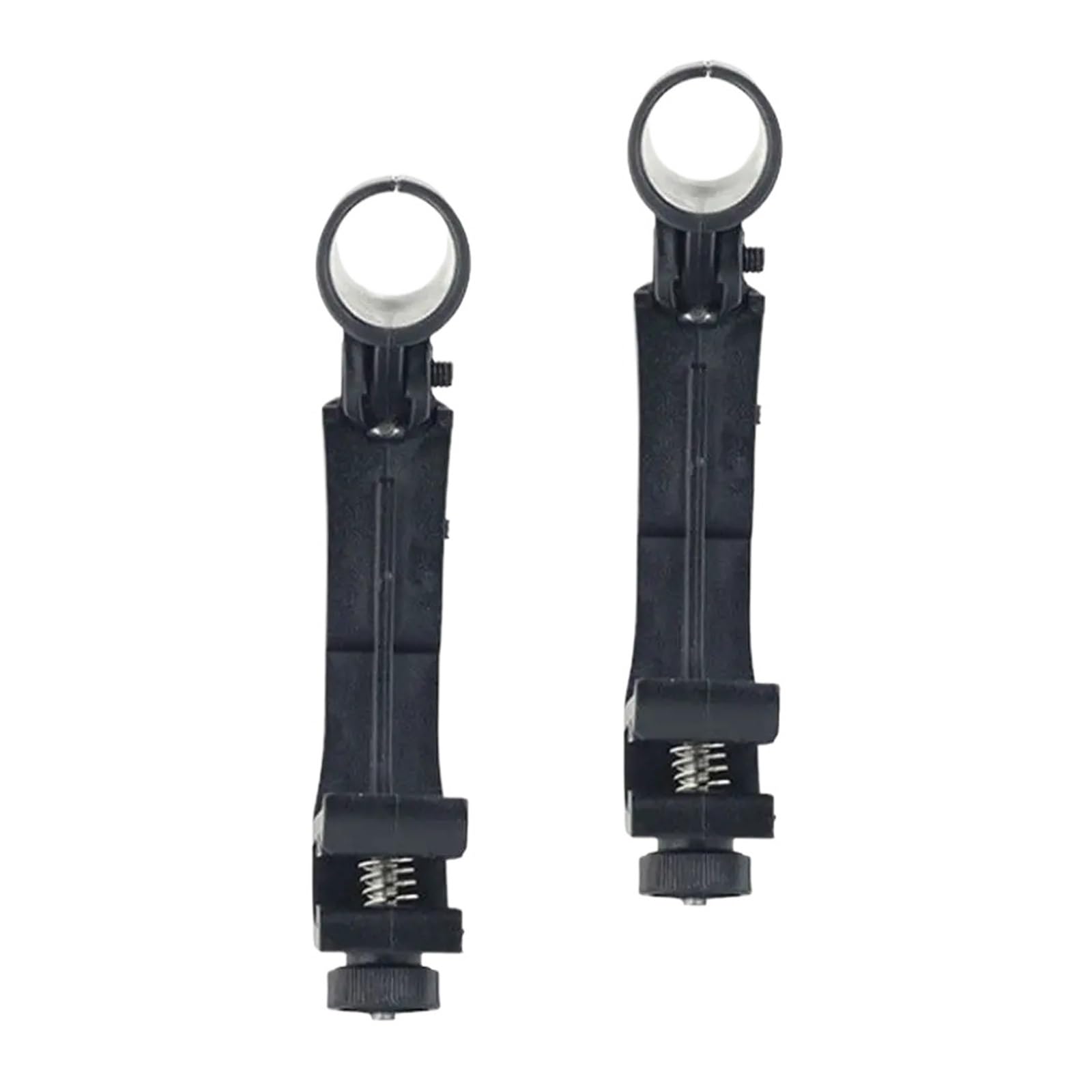 Wjiayao One Color Drum Microphone Clips 2Pcs Adjustable Drum Mic Clips Shockproof Abs Microphone Stand Rim Clamp Holder For Recording And Amplifying