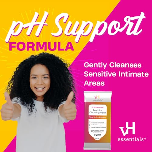 Vh Essentials Feminine Cleansing Wipes - Ph Balanced, Prebiotics, Tea Tree & Aloe thumb #4