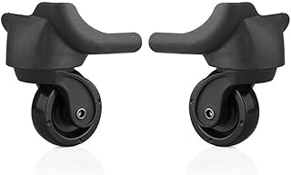 GH8 (DL-W067#) Mute Connected Spinner Wheels for Replacement Luggage Wheels Wear Silent Draw bar Box DIY (A Pair Front Wheel)