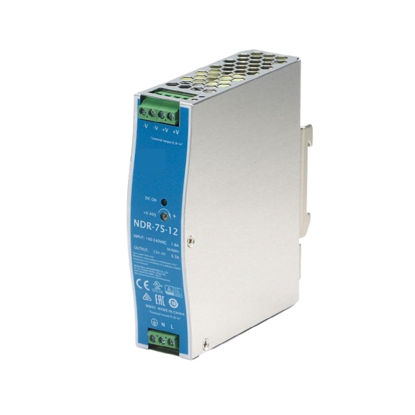 XDDQWSWA NDR-75 Series 75W Single Output Power Supply - 12V 24V 48V(NDR-75-48)