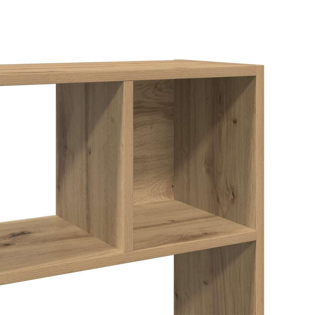 vidaXL Estantería/Divisor de Espacios Roble Artisan 105x24x102 cm, Separador de ambientes, estantería de Almacenamiento, Armario de Oficina