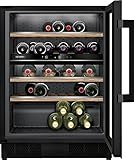 Siemens KU21WAHG0 iQ500 - Nevera de vino (82 x 60 cm, 44 botellas, temperatura 5-20 °C, dos zonas de temperatura controladas por separado, 120 L)