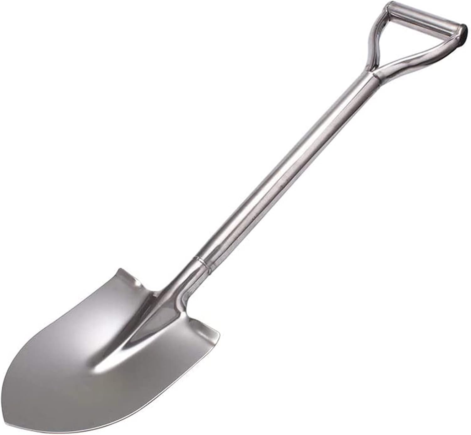 Gardening Shovel, 31.5-inch Short Gardening Shovel, D-Shaped Comfortable Handle Coal Shovel, All Stainless Steel Digging Shovel Gardening Shovel, Mini Short-Handled Gardening Shovel