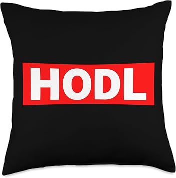 HODL Cryptocurrency Throw Pillow