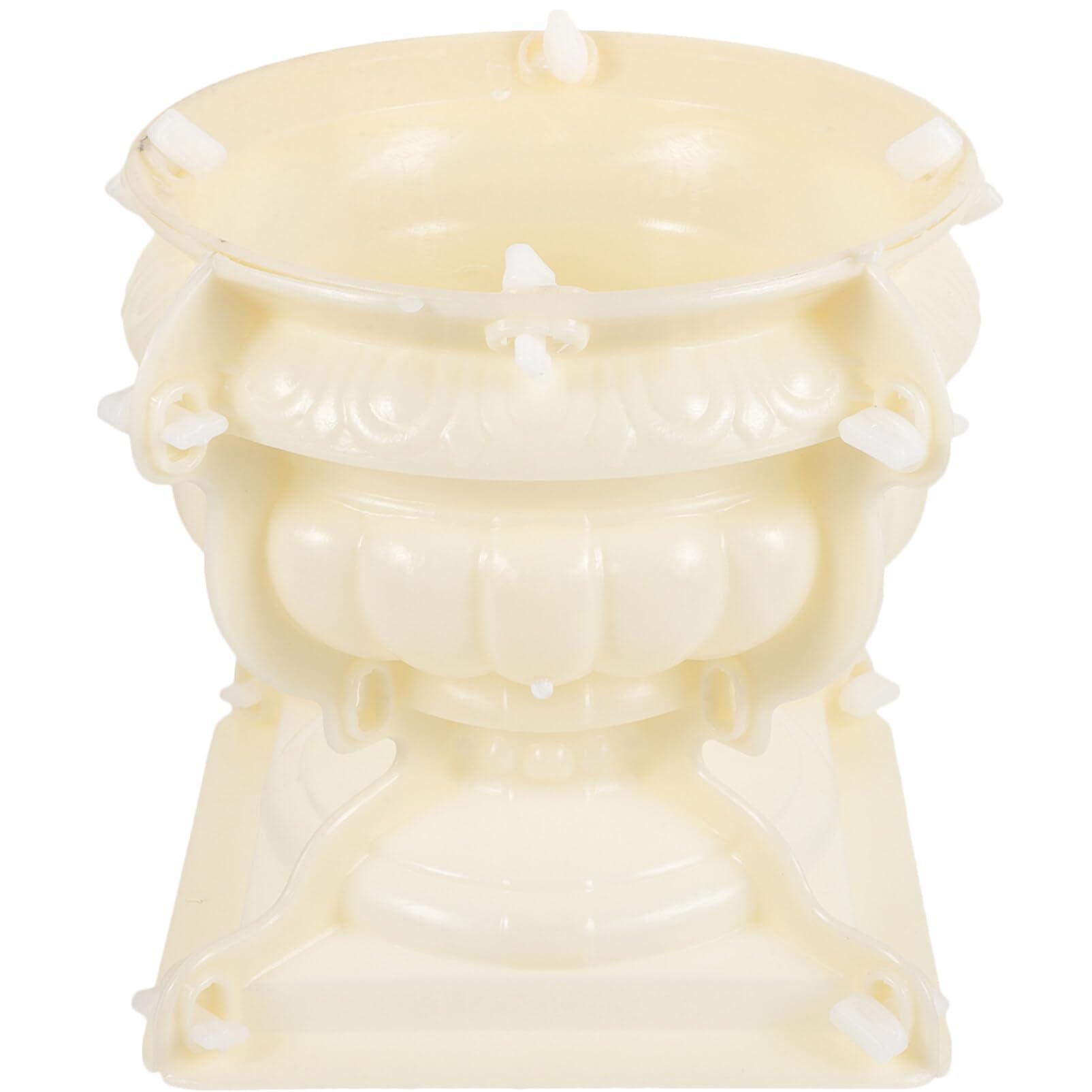 Yardwe Molde Lavable Estilo Maceta Diseño Europeo para de Romana de Columna Plástico Reutilizable Decorativas y para Manualidades DIY y Jardineras