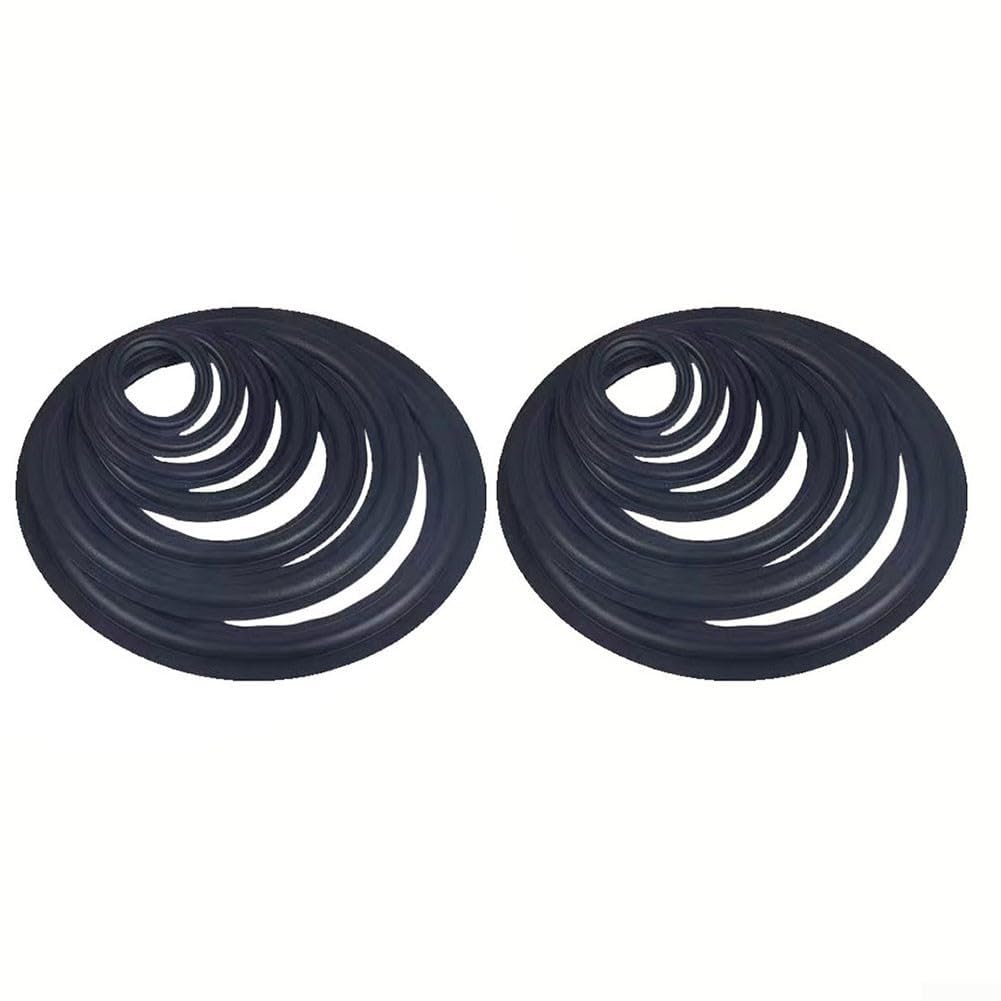 Kit di ricambio per bordo in schiuma per altoparlanti woofer da 12 pollici (5 pollici/12,7 cm), 2 pezzi, per 4 altoparlanti