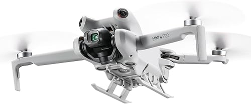 Skyreat Mini 4 Pro tren de aterrizaje, protector de pierna de aterrizaje extendido pies plegables para DJI Mini 4 Pro Drone Accesorios