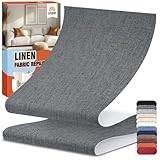 Linen Fabric Repair Tape 4.7x63 Inch, Self Adhesive Couch Patch Repair Fabric Tape for Furniture, Linen Patch Kit for Couch, Carpet, Upholstery, Chair, Sofa, Cushion, Bag (Dark Grey)