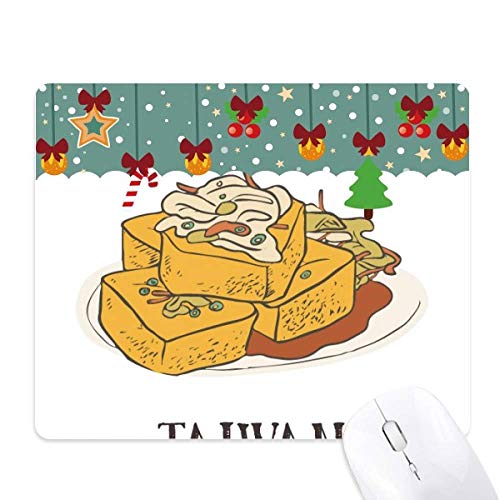 Alfombrilla de ratón Snake Food de tofu de Taiwán para decorar tu espacio de teletrabajo
