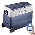 BODEGACOOLER 12 Volt Refrigerator,64 Quart Car Fridge Dual Zone WIFI APP Control,Portable Refrigerator Freezer ?60L?-4?-68?,12v Cooler Fridge,12/24V DC and 100-240V AC for Outdoor,Camping,Travel
