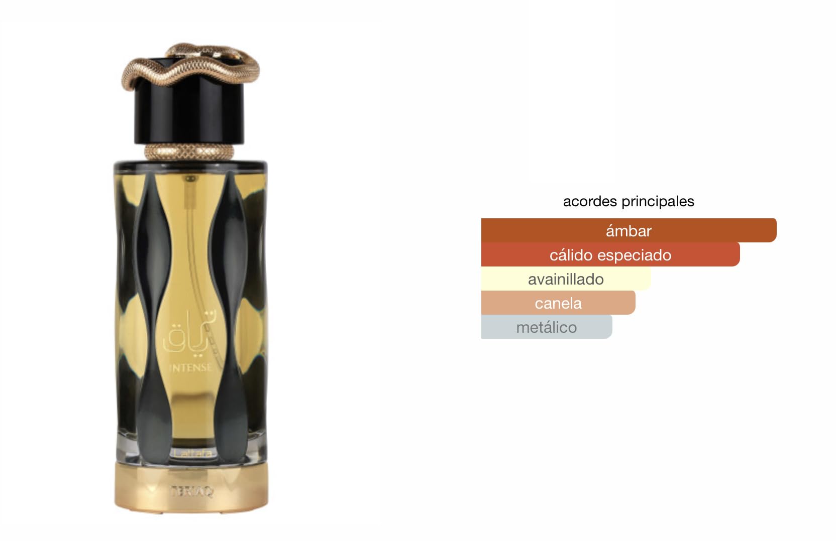Teriaq Intense Original Parfüm 100 ml lang anhaltender arabischer Unisex Parfüm aus Dubai importiert mit nachfüllbarem Zerstäuber 5 ml Aromaduft (Intense)