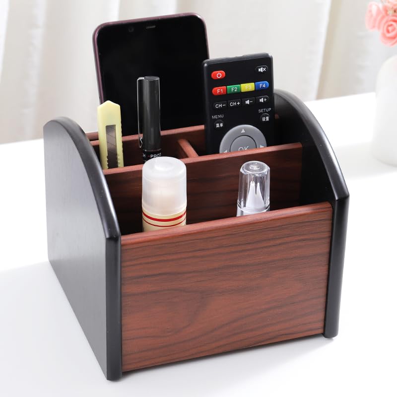 Support de télécommande rotatif en bois pour organiser vos manettes dans le salon