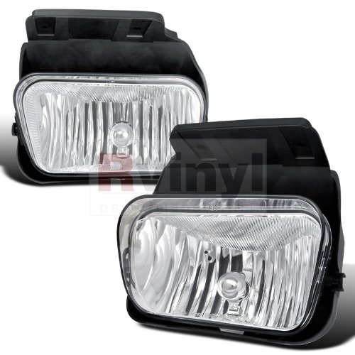 Spec-D Tuning OEM Style Fog Lights Chevrolet Silverado 2003 2004 2005 2006 - Clear