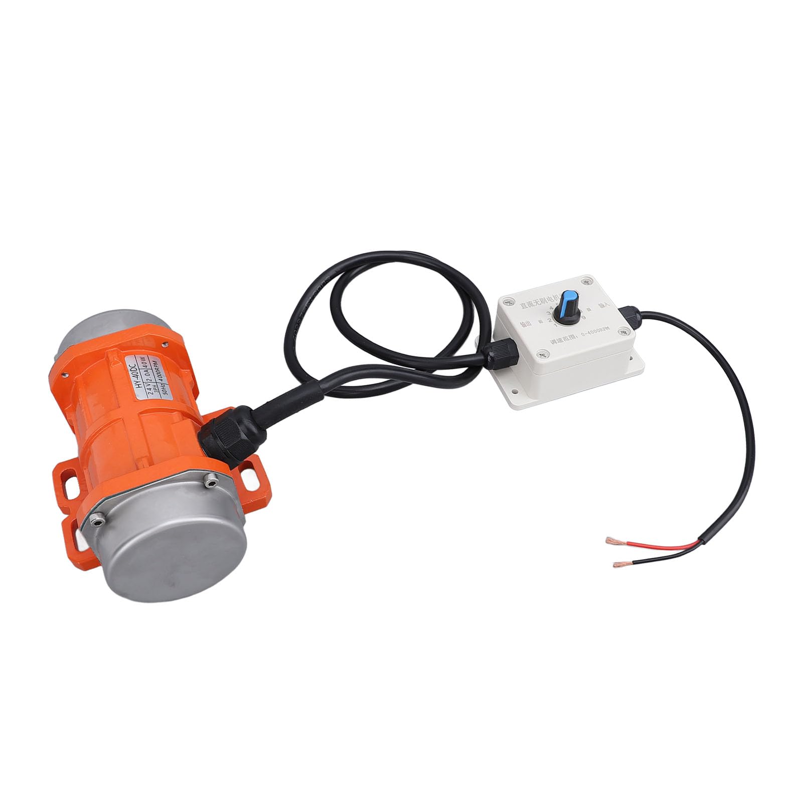 Mini Vibratore per Calcestruzzo Senza Spazzole con velocità Regolabile, Motore di Vibrazione DC24V per Apparecchiature di Verniciatura a Polvere, Dimensioni Compatte e Potenza Elevata (40 W)